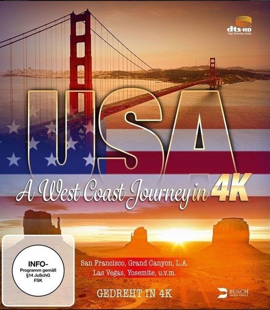USA A West Coast Journey 4K RIP HDR 2014 DOCU Ultra HD