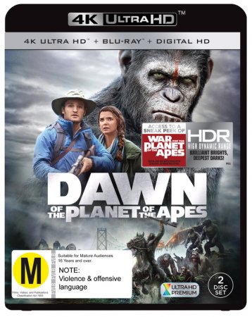 Dawn of the Planet of the Apes 2014 4K HDR