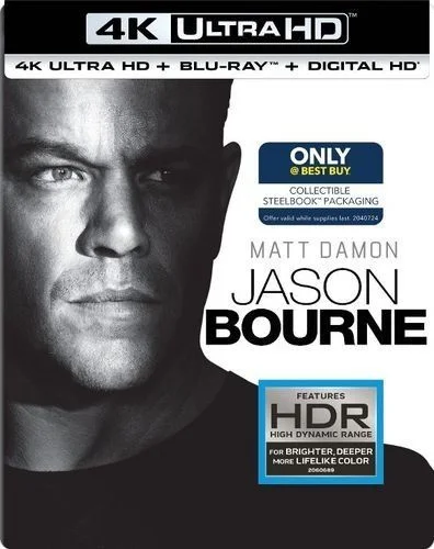 Jason Bourne 4K 2016 Ultra HD 2160p