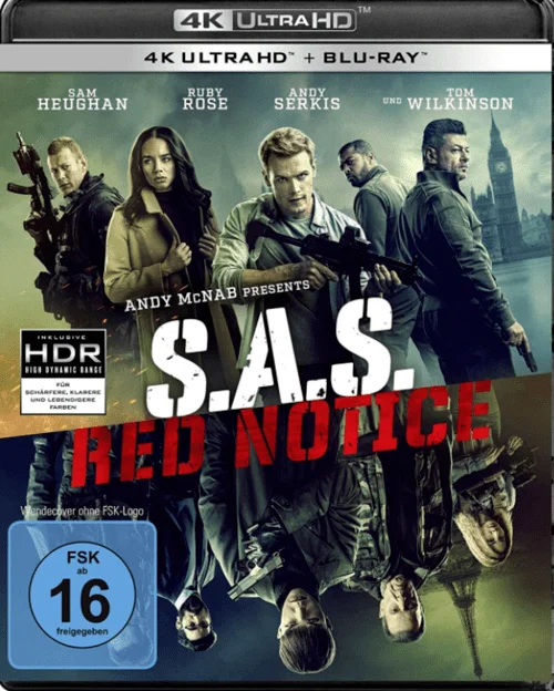 SAS Red Notice 4K 2021 Ultra HD 2160p